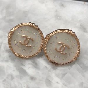 Handmade Button Earrings